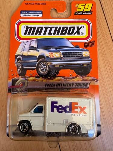 1999 matchbox superfast fedex - matchbox,