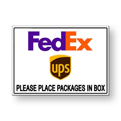 Fedex please place - fedex,