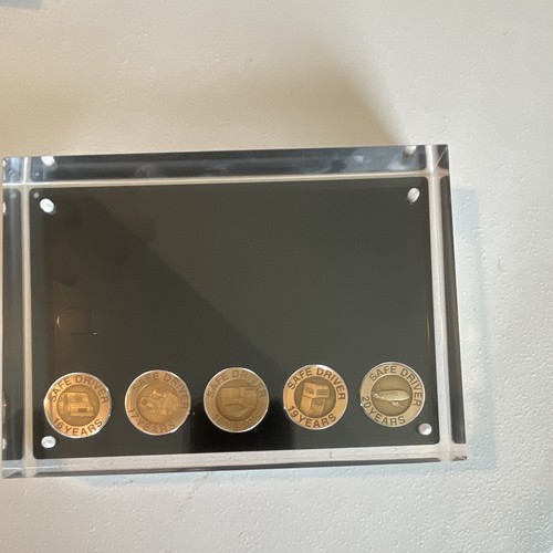 Clear acrylic coin token - acrylic, coin/token